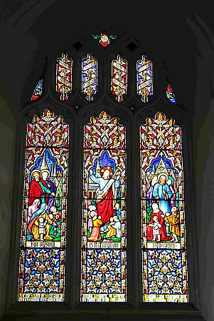Poughill - Detail of Stained Glass